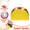 4 Pack Cinco de Mayo Mini Taco Pinata 5.5"x4.3" Mexican Mini Pinatas for Fun Taco Party Supplies Mexican Theme Party Decorations Fiesta Decorations Carnivals Festivals Birthday Table Decor